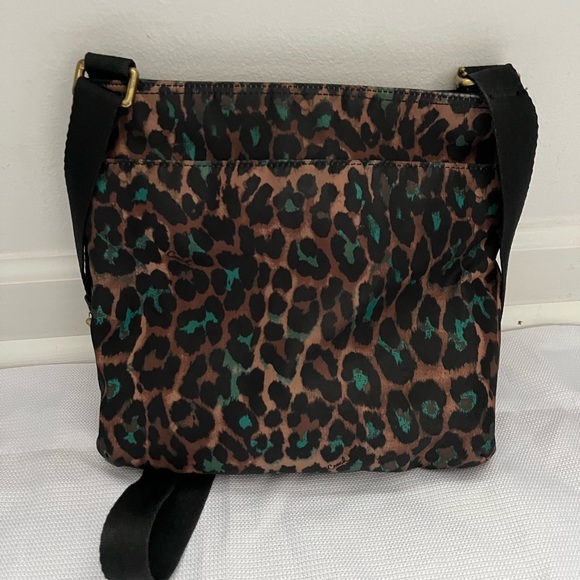 *SOLD* Coach Ocelet Leopard Print File Nylon Crossbody Bag F77479 - Picture 2 of 10